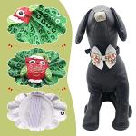 PET SHOW 12pcs Christmas Small Dogs Collar Charms Flowers Bow Ties for Xmas Holiday Party Costumes Medium Dog Cats Doggies Collars Attachment Grooming Accessories