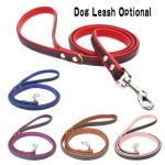 Personalized Braided Leather Dog Collars for Small Medium Large Dogs,Custom Dog ID Collar with Name Plate,Customizable Nameplate Engraved Design,Leash Available,Purple,M Size