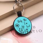 MYLUCKYTAG Quiet Engraved Silicone QR Code Pet ID | Personalized Dog & Cat Collar Tag | Online Profile | Location Alert Email