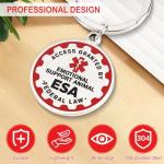 2 Pack Double-Sided ESA Dog ID Tags