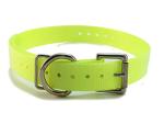 Sparky PetCo Compatible High-Flex 1" Roller or Square Buckle Replacement Strap for Garmin, Compatible with Petsafe, Dogtra, Sportdog, (NeonYellowRb1)
