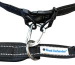 Shed Defender Hands Free Dog Leash Belt - Seen on Shark Tank - Attaches to Any Leash, Jogging & Running, Heavy Duty Buckle, Reflective Stitching, Adjustable one Size fits All, Designed in USA (Black)