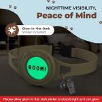 Hypoallergenic cat Collar with Breakaway Clasp, Bell & ID Tag. Compatible with Apple Airtag. Waterproof & Lightweight cat Collar with airtag Holder. Durable & Tear Resistant.