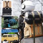 HARSKIYER Buckles for 1 Inch Straps, 6 Pcs Quick Side Release Buckles and 12 Pcs Tri-Glide Sliders, Heavy Duty Dual Adjustable Snap Clips for Nylon Webbing Pet Collar Backpack Replacement (Black)