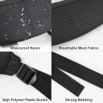 Universal Double Shoulder Strap Replacement with Padded Cushion | Adjustable Backpack Straps for Luggage, Pet Carriers & Toolboxes | Heavy-Duty Waterproof Nylon Carrying System - Black