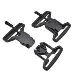 Magnetic Quick Release Buckle 2 Pack, [1"/1.5"/2"] Heavy Duty Snap Buckle for Tent Strap Lock, Backpack, Luggage, Pet Collar Replacement Accessories (50mm (for 2" Web))