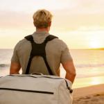 Universal Double Shoulder Strap Replacement with Padded Cushion | Adjustable Backpack Straps for Luggage, Pet Carriers & Toolboxes | Heavy-Duty Waterproof Nylon Carrying System - Black