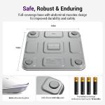 Ovutek Scale for Body Weight, Highly Accurate 450lb Digital Bathroom Scales for People, Automatic Weighing Machine for Baby, Pet, Light Items, Large LED, Sturdy and Durable Base, White