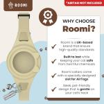 Hypoallergenic cat Collar with Breakaway Clasp, Bell & ID Tag. Compatible with Apple Airtag. Waterproof & Lightweight cat Collar with airtag Holder. Durable & Tear Resistant.