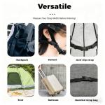 Magnetic Quick Release Buckle 2 Pack, [1"/1.5"/2"] Heavy Duty Snap Buckle for Tent Strap Lock, Backpack, Luggage, Pet Collar Replacement Accessories (50mm (for 2" Web))