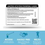 XpressID Service Dog Bundle - Pet Animal ID with Handler ID + 3 KeyTags, Lanyard, Badge & ADA Handout - Includes Registration to National Dog Registry - QR Ready