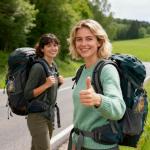 Cute PU Leather Dog ID Tags - 4 Pack