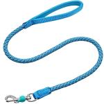 Mycicy 2/3/4/6/10 Foot Reflective Dog Leash Strong Nylon Rope Braided Heavy Duty for Large and Medium Small Dogs Walking Training Leads (Sky Blue, 3ft * 1/2")
