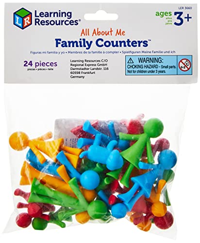 Learning Resources All About Me Family Counters Bag of 24 from Learning Resources