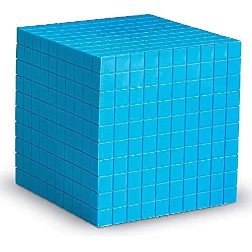 Learning Resources Grooved Plastic Base Ten Cube by Learning Resources