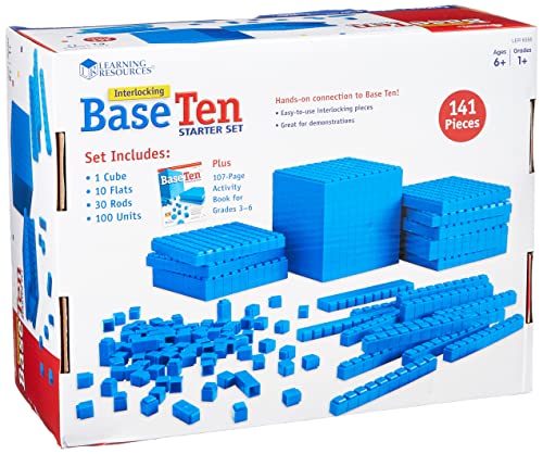 Learning Resources Base Ten Interlocking Plastic Rods Starter Set from Learning Resources