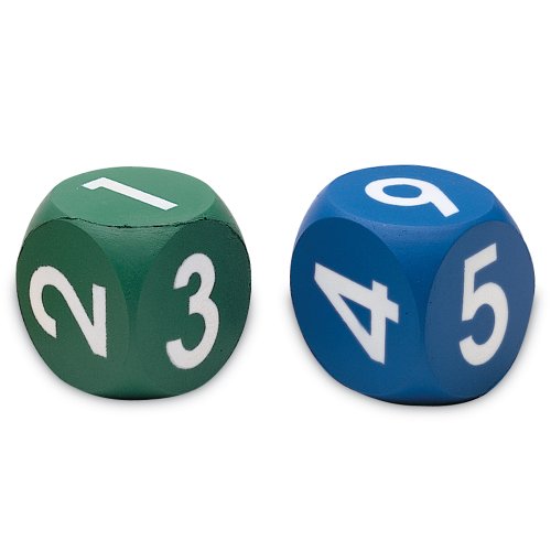 Learning Resources Foam Number Dice by Learning Resources