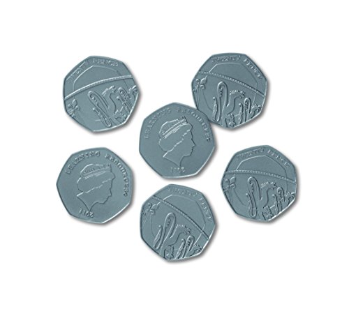 Learning Resources Fifty Pence Coins, Set of 100 by Learning Resources