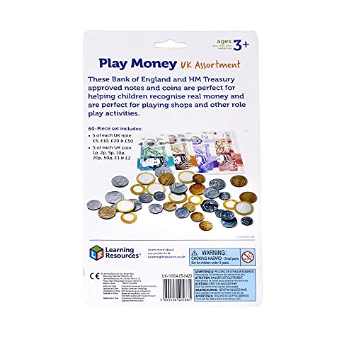 Learning Resources Play Money UK Assortment by Learning Resources Ltd