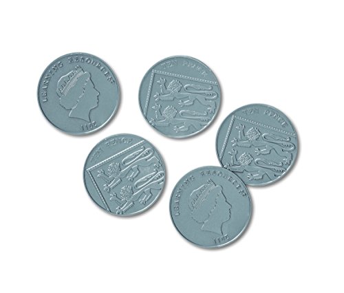 Learning Resources Ten Pence Coins, Set of 100 by Learning Resources
