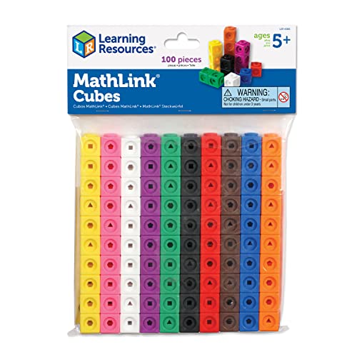 Learning Resources Mathlink Cubes (Set of 100) by Learning Resources