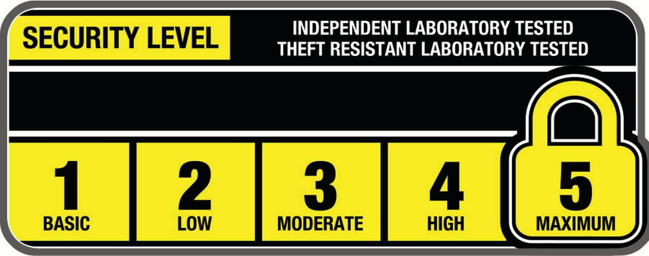 Kryptonite U-Lock with 12.7mm Steel Shackle