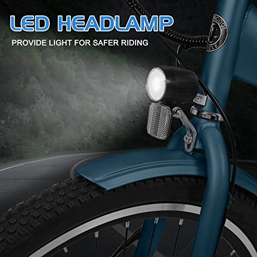 DoCred 350W Electric Tricycle with Basket