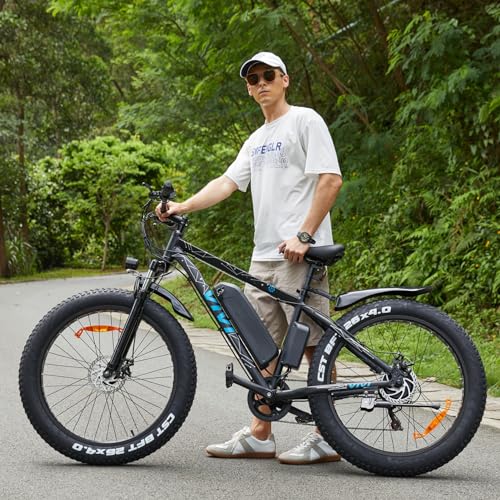 Vivi 26" Fat Tire Electric Mountain Bike 500W