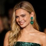 Vintage Green Crystal Art Deco Chandelier Earrings