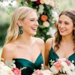 Vintage Green Crystal Art Deco Chandelier Earrings