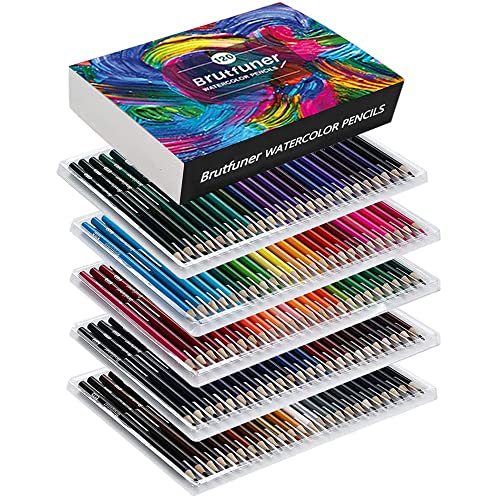 120 Watercolor Pencils Set for Adult Coloring