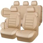 CAR PASS Water-Resistant Leather Seat Covers Set