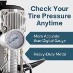 Asani 12V Portable Tire Inflator with LED Flashlight