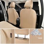 CAR PASS Water-Resistant Leather Seat Covers Set