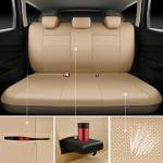 CAR PASS Water-Resistant Leather Seat Covers Set