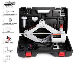 Electric Car Jack, 3 Tons, Compatible with Sedans and SUVs