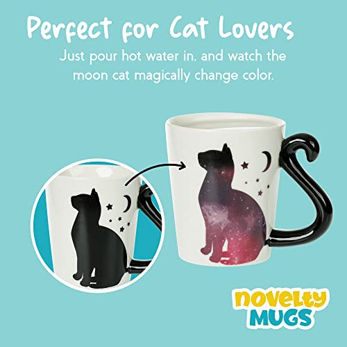 Moon Cat Color-Changing Mug for Cat Lovers