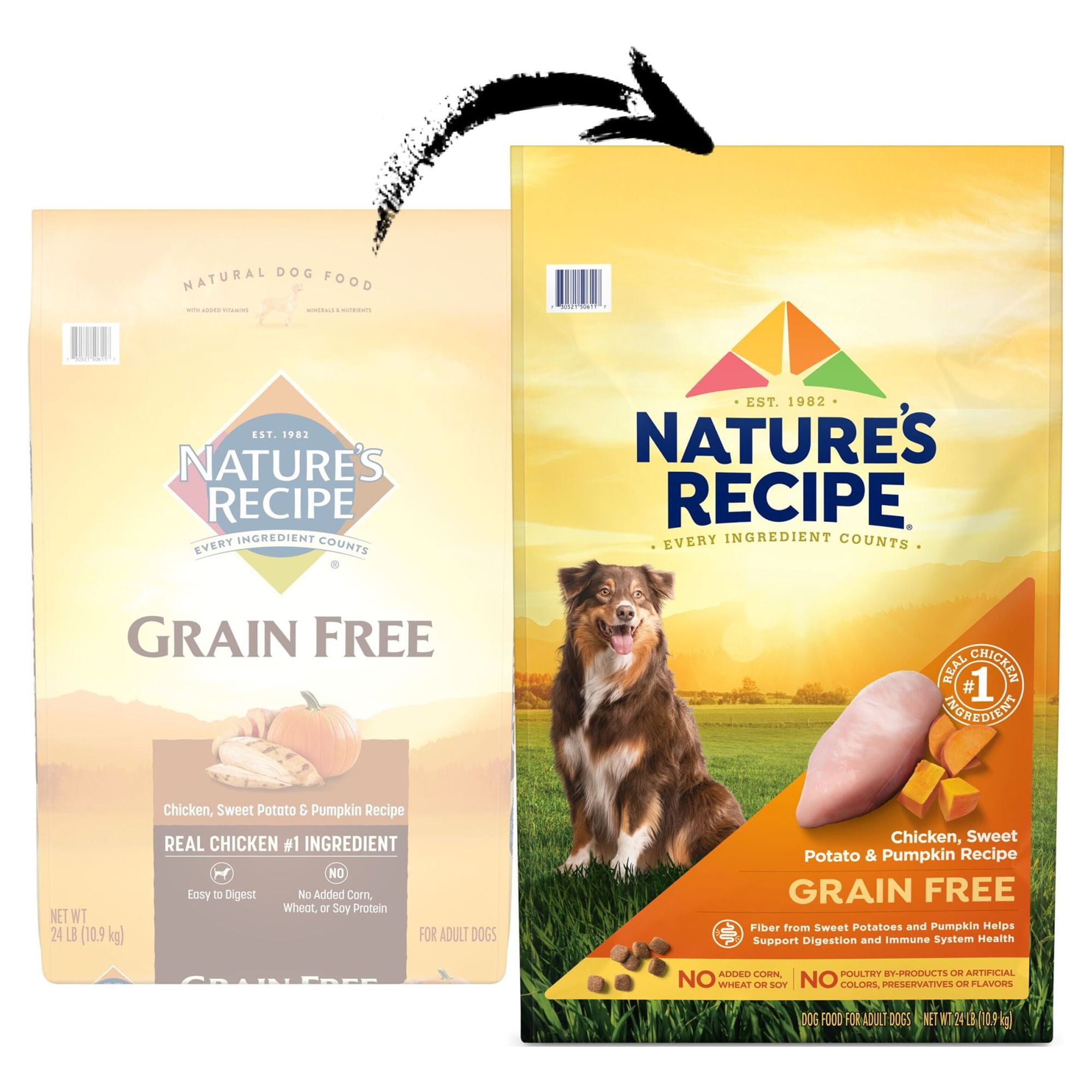 Nature's Recipe Grain-Free Chicken Dog Food 23 lbs