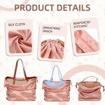 Silk Drawstring Dust Bags for Handbags, Set of 10