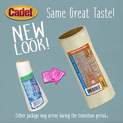 Cadet Peanut Butter Flavor Dog Chew Bone