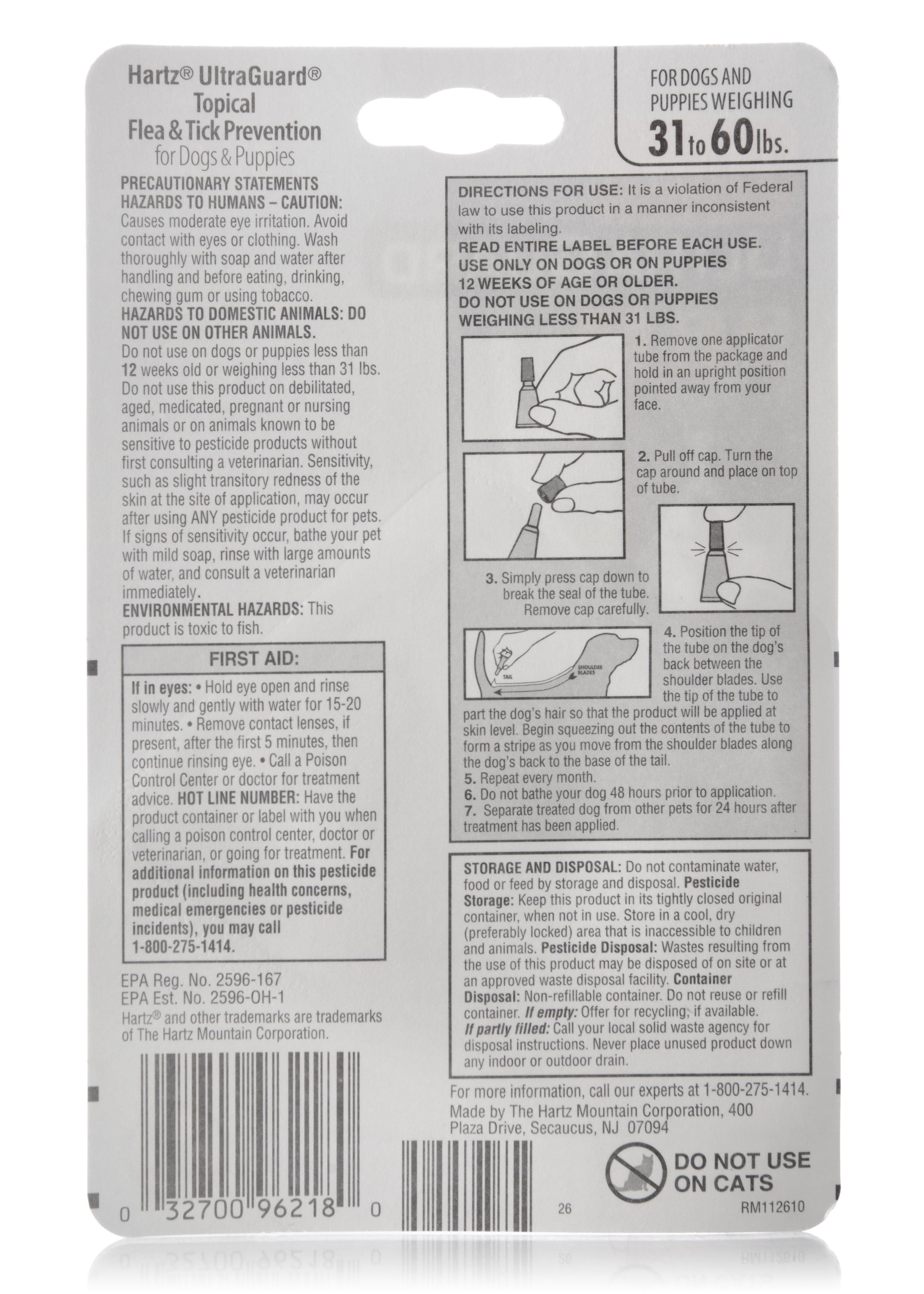 Hartz UltraGuard Flea and Tick Prevention for Large Dogs