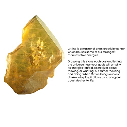 Natural Citrine Crystal Bracelet for Wealth and Success