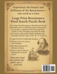 Renaissance Word Search Puzzles - Large Print Fun