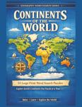 Geography: Continents of the World Large Print Word Search Puzzles