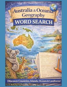 Australia & Oceania Geography Word Search Puzzles