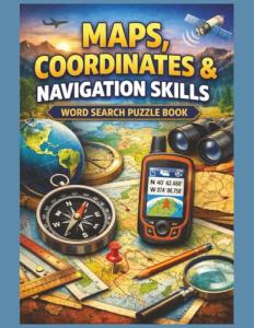 Map Skills Word Search Puzzle Book for Explorers