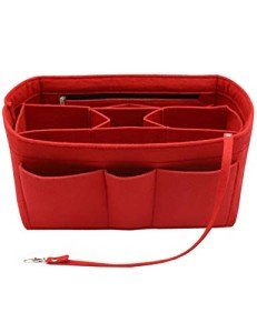 LEXSION Medium Red Felt Bag Organizer for Speedy