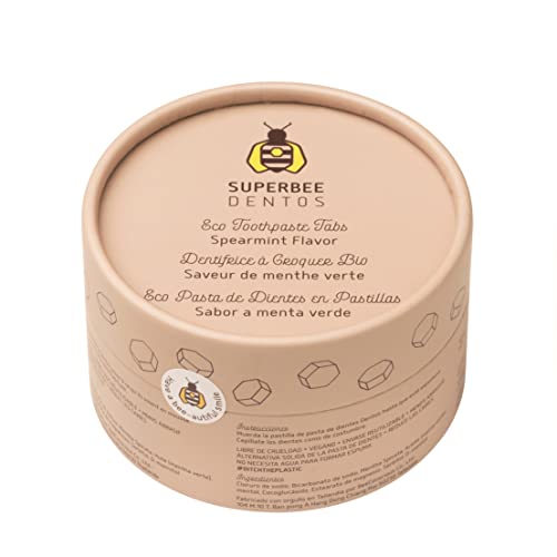 SUPERBEE Eco-Friendly Toothpaste Tablets - Spearmint