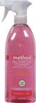 Method All-Purpose Cleaner, Pink Grapefruit, Perfect for Most Counters, Tiles, Stone, and More, 28 oz spray bottle