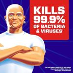 Mr. Clean Antibacterial All Purpose Cleaner, Floor Cleaner for Mopping Home, Bathroom, & Kitchen, Cleaning Liquid for Mop & Bucket, Cleaning Supplies, Multi-Surface Dilutable, Lemon, 99oz